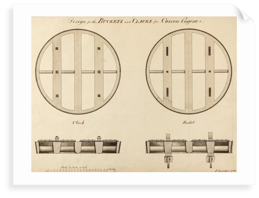 Atmospheric engine by John Smeaton