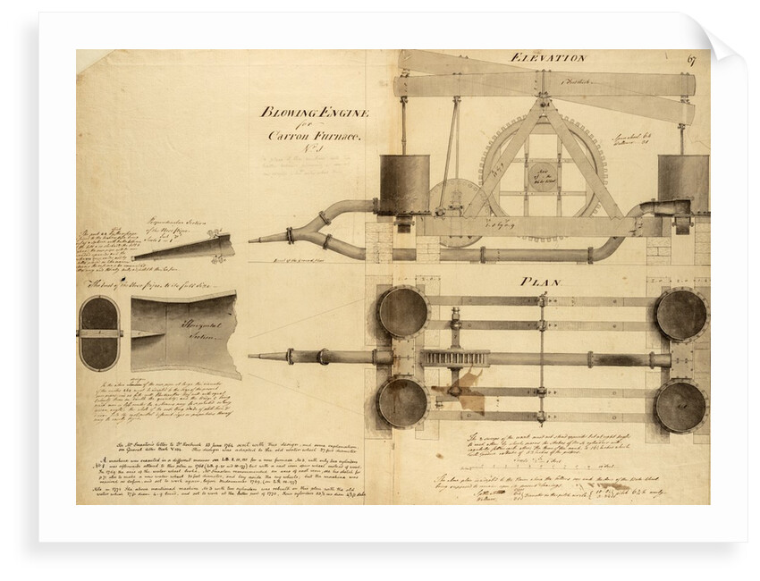 Atmospheric engine by John Smeaton