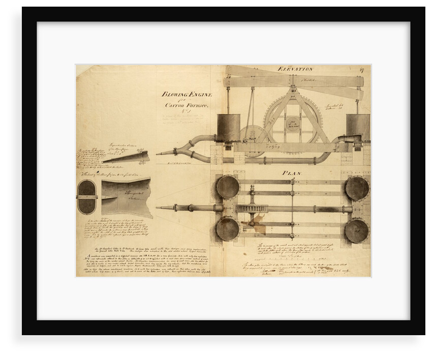Atmospheric engine by John Smeaton