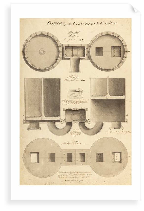 Atmospheric engine by John Smeaton