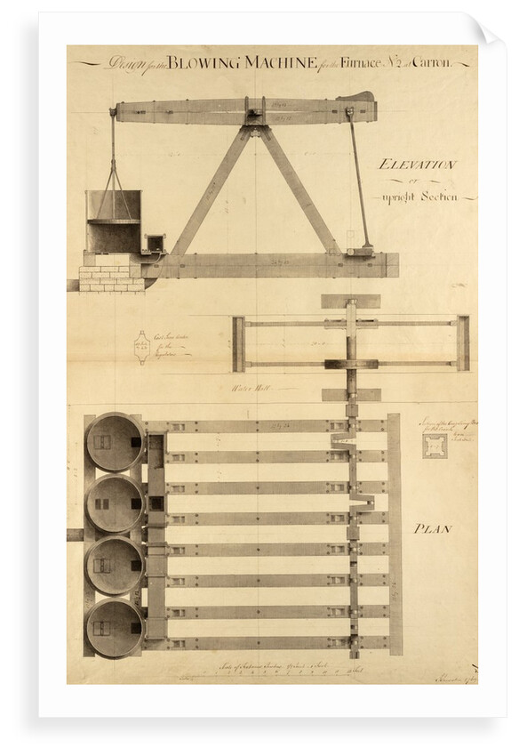Atmospheric engine by John Smeaton
