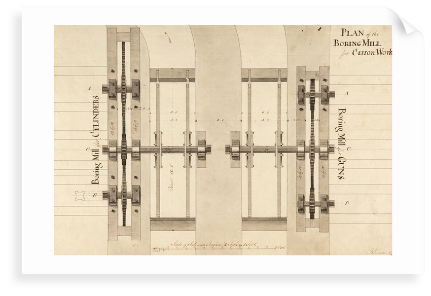 Boring mill by John Smeaton