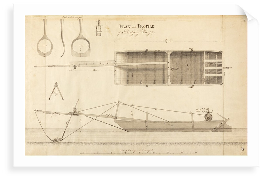 Dredging barge by John Smeaton