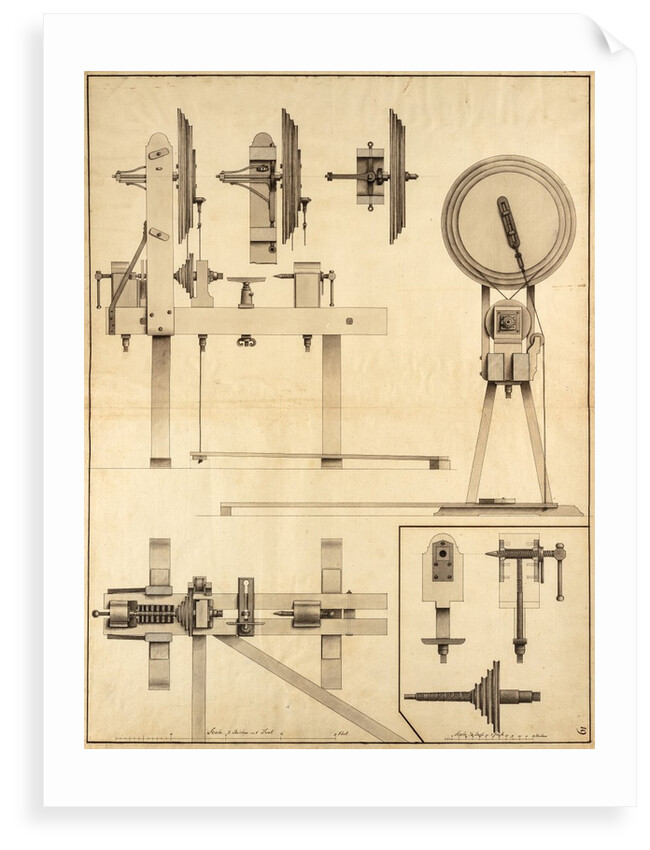 Foot lathe by John Smeaton