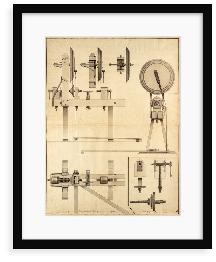 Foot lathe by John Smeaton