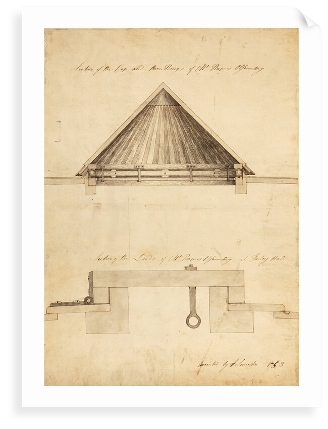 Observatory roof by John Smeaton