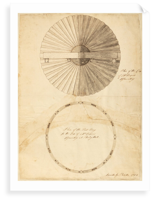 Observatory roof by John Smeaton