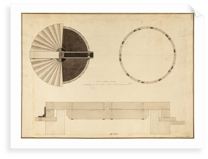 Observatory roof by John Smeaton