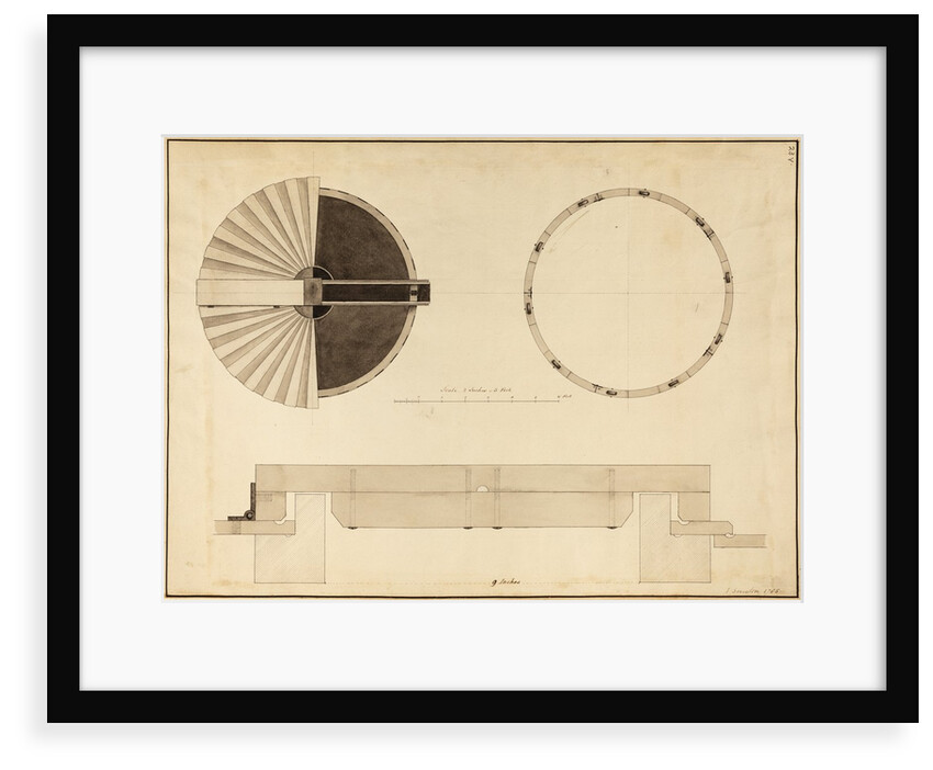Observatory roof by John Smeaton