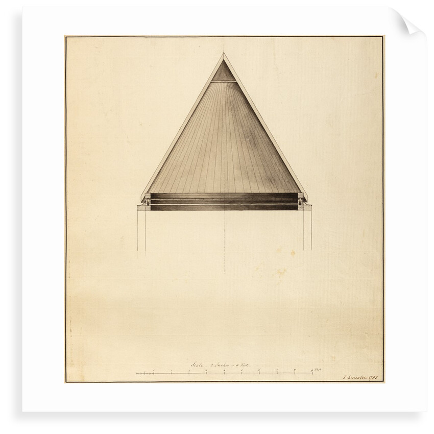 Observatory roof by John Smeaton