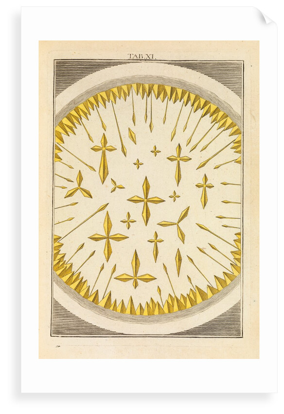 Crystals of ‘Ens veneris’ by Martin Frobene Ledermuller