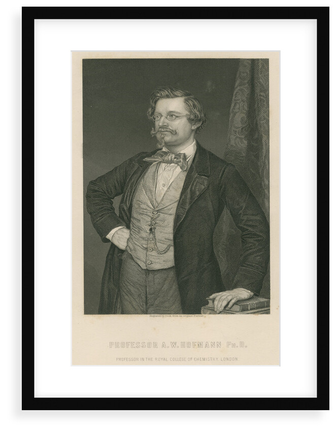 Portrait of August Wilhelm Hofmann (1818-1982) by Cook