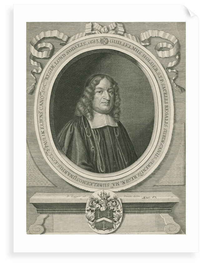 Portrait of William Holder (1616-1698) by David Loggan