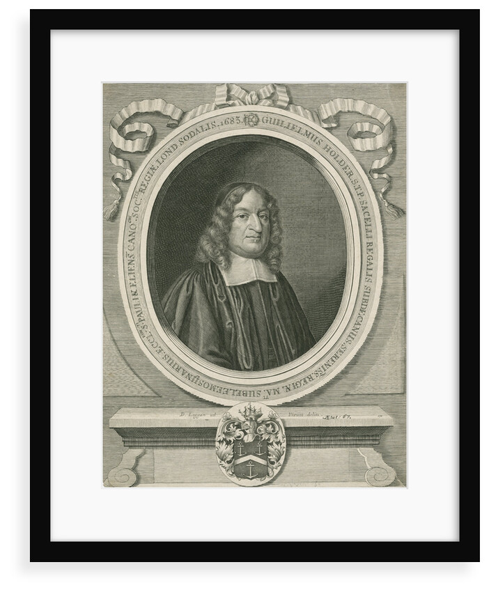 Portrait of William Holder (1616-1698) by David Loggan