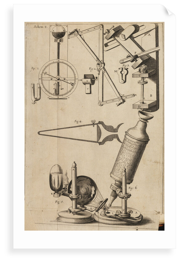 Robert Hooke's microscope by Robert Hooke