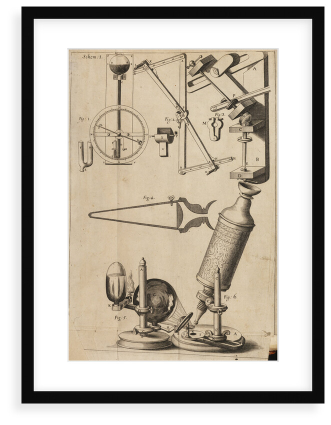 Robert Hooke's microscope by Robert Hooke