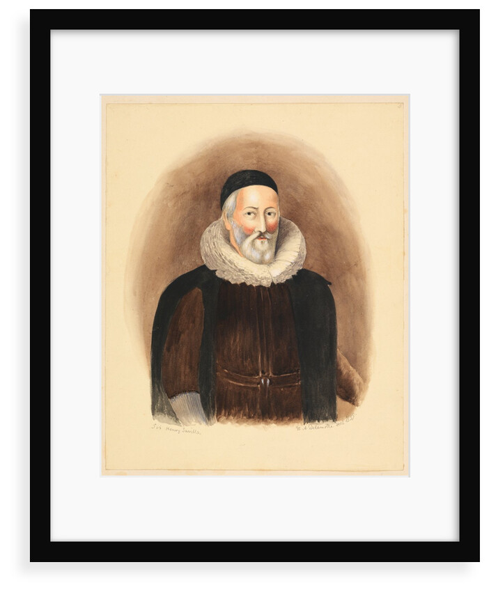 Portrait of Henry Saville by William Delamotte