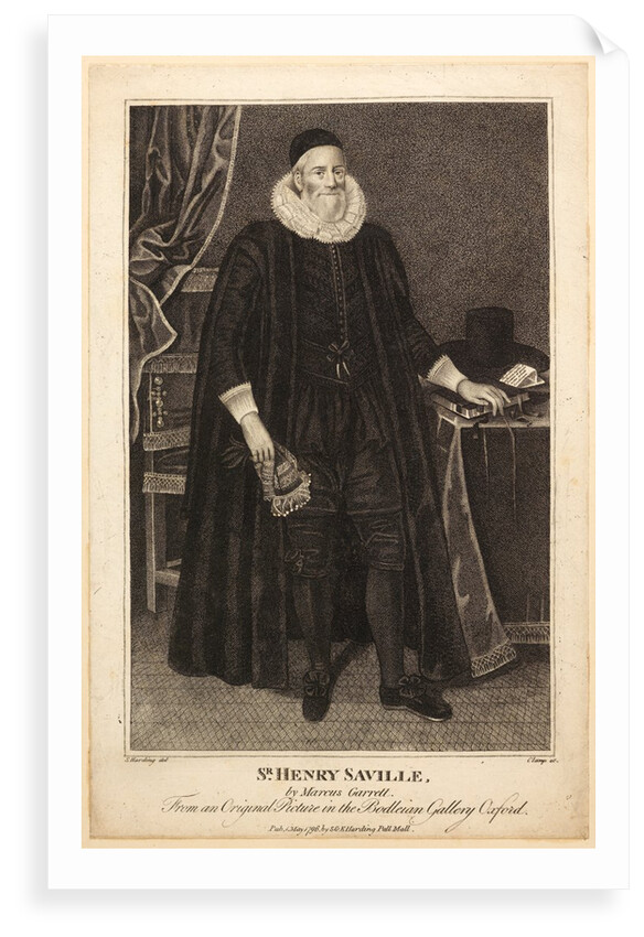 Portrait of Henry Saville by the younger Geeraerts