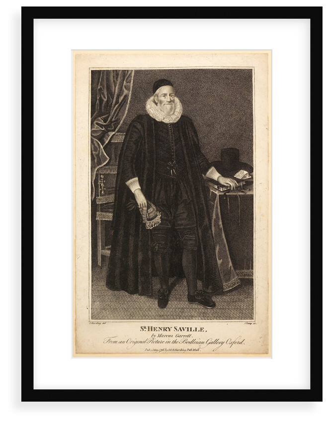 Portrait of Henry Saville by the younger Geeraerts