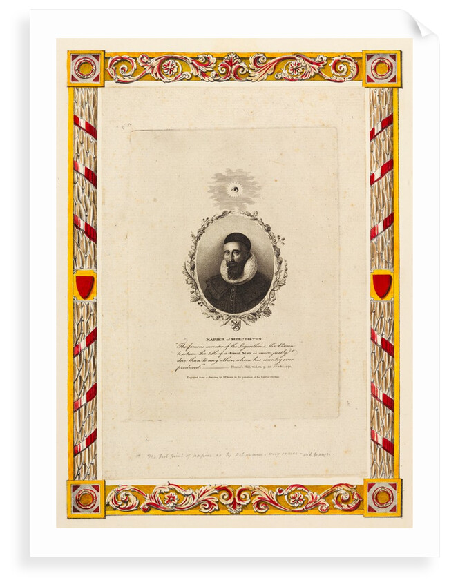 Portrait of John Napier by John Beugo