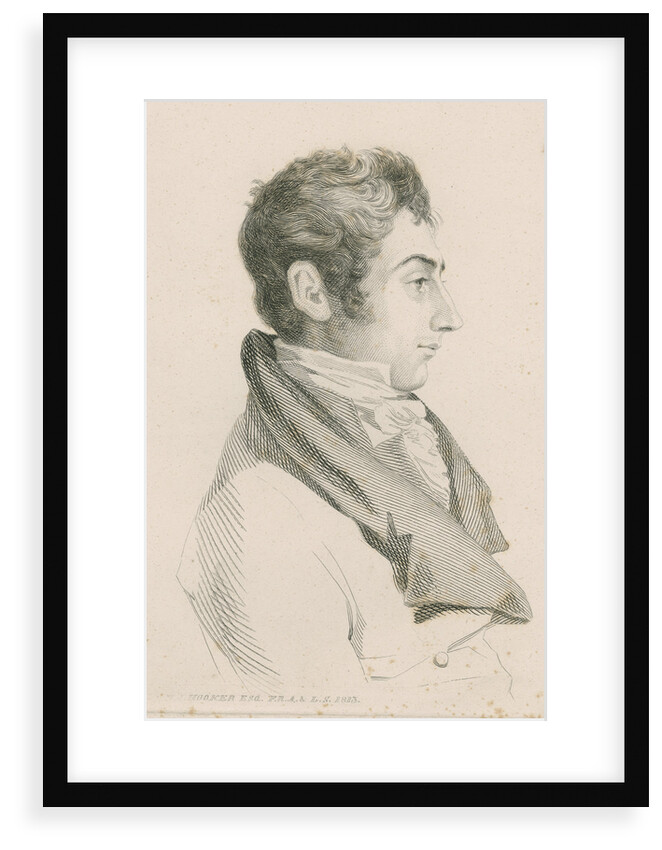 Portrait of William Jackson Hooker (1785-1865) by Mary Dawson Turner