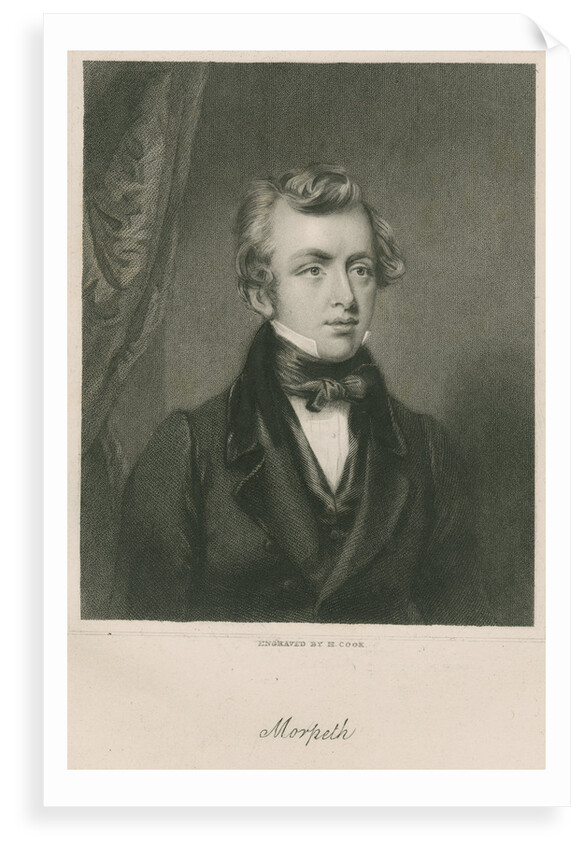 Portrait of George William Frederick Howard, 7th Earl of Carlisle (1802-1864) by Henry Richard Cook