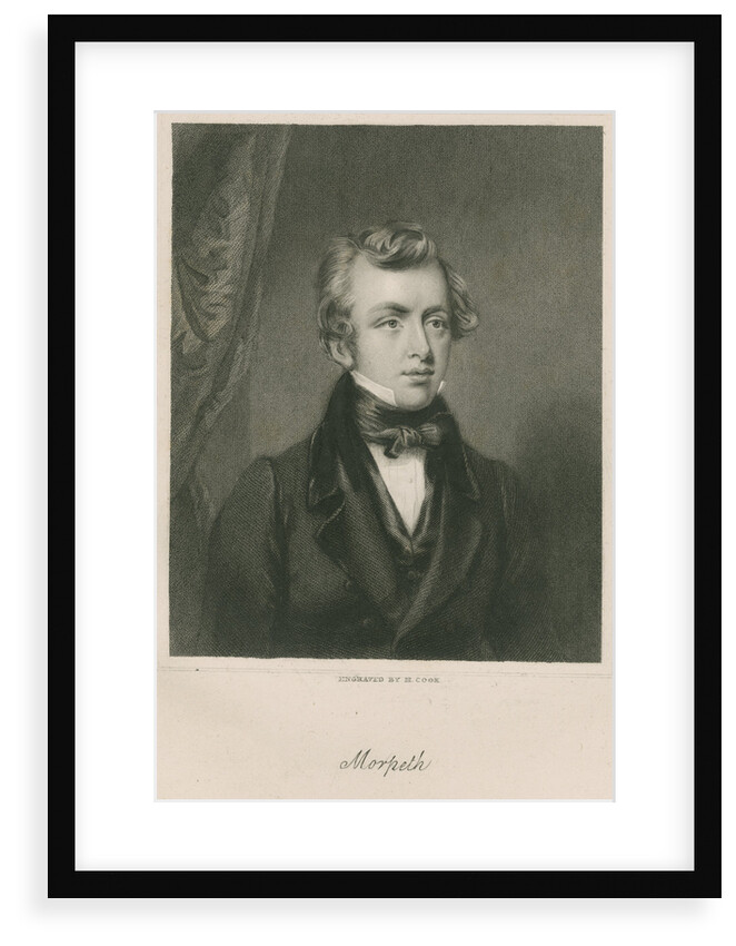 Portrait of George William Frederick Howard, 7th Earl of Carlisle (1802-1864) by Henry Richard Cook