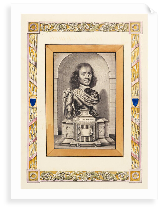 Portrait of Elias Ashmole by William Faithorne the Elder