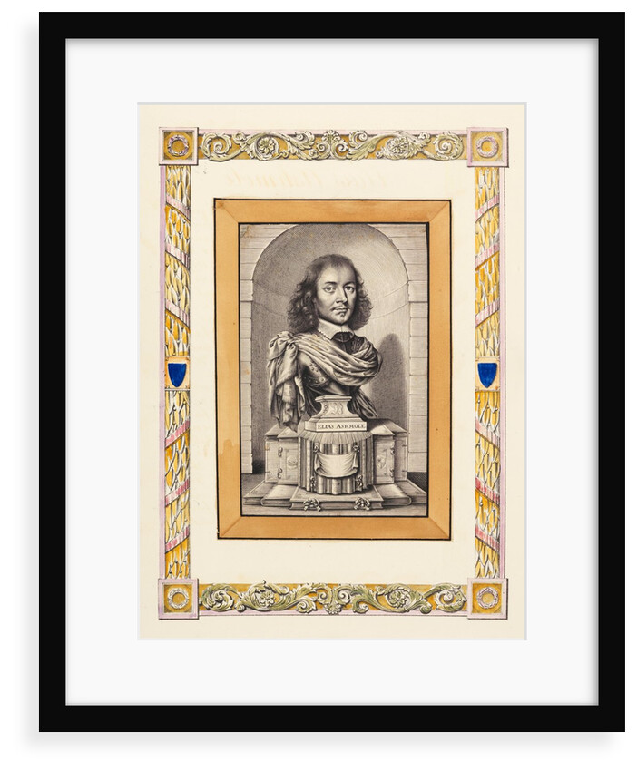 Portrait of Elias Ashmole by William Faithorne the Elder