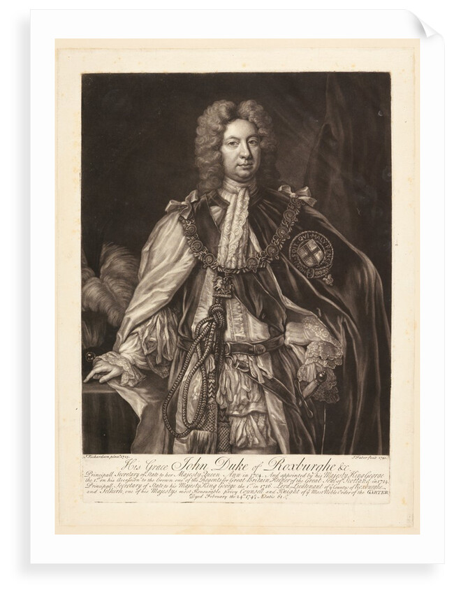Portrait of John Ker by John Faber the younger