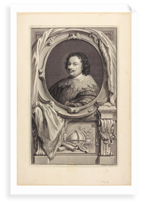 Portrait of Kenelm Digby by Jacobus Houbraken