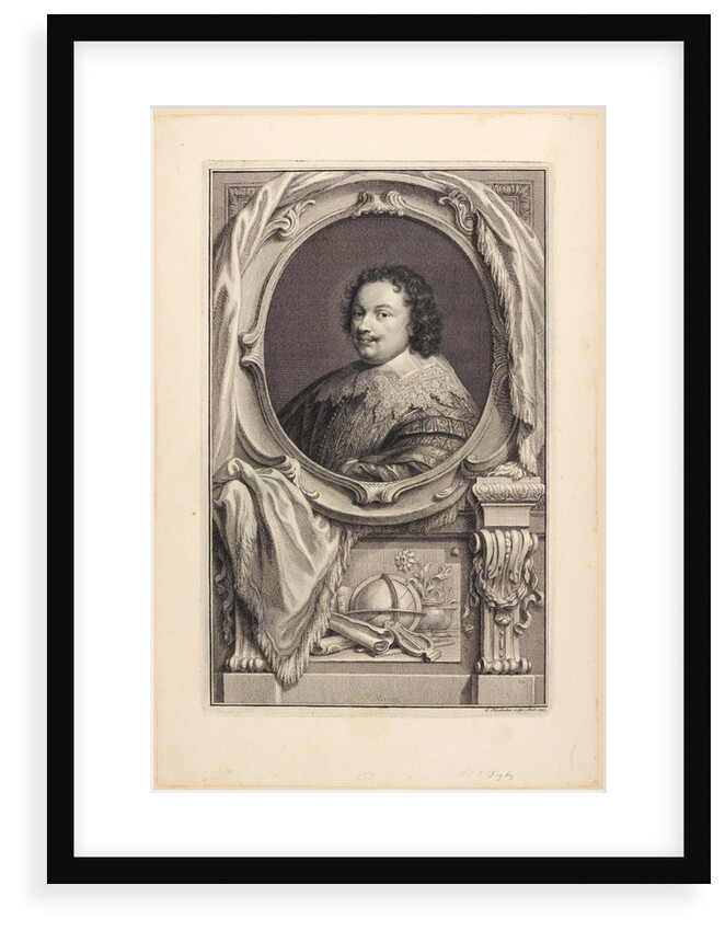 Portrait of Kenelm Digby by Jacobus Houbraken