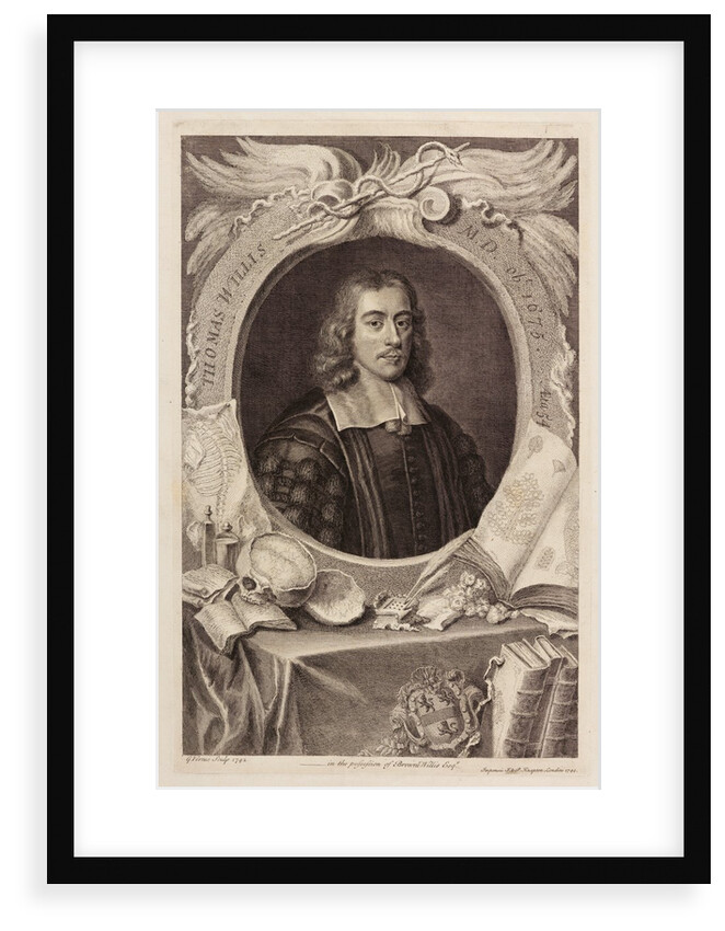 Portrait of Thomas Willis by George Vertue