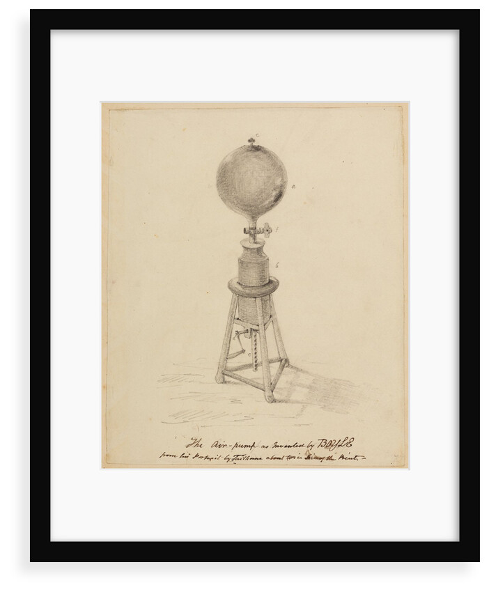 Robert Boyle’s air pump by Unknown