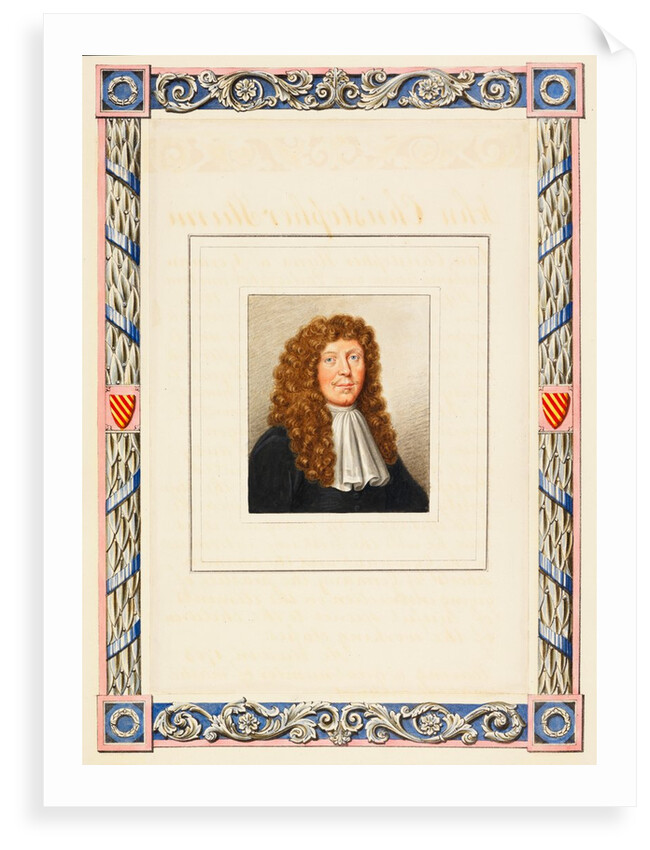 Portrait of Johann Christoph Sturm by George Perfect Harding