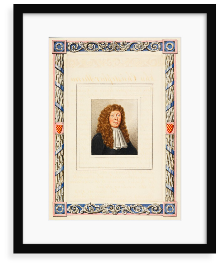 Portrait of Johann Christoph Sturm by George Perfect Harding