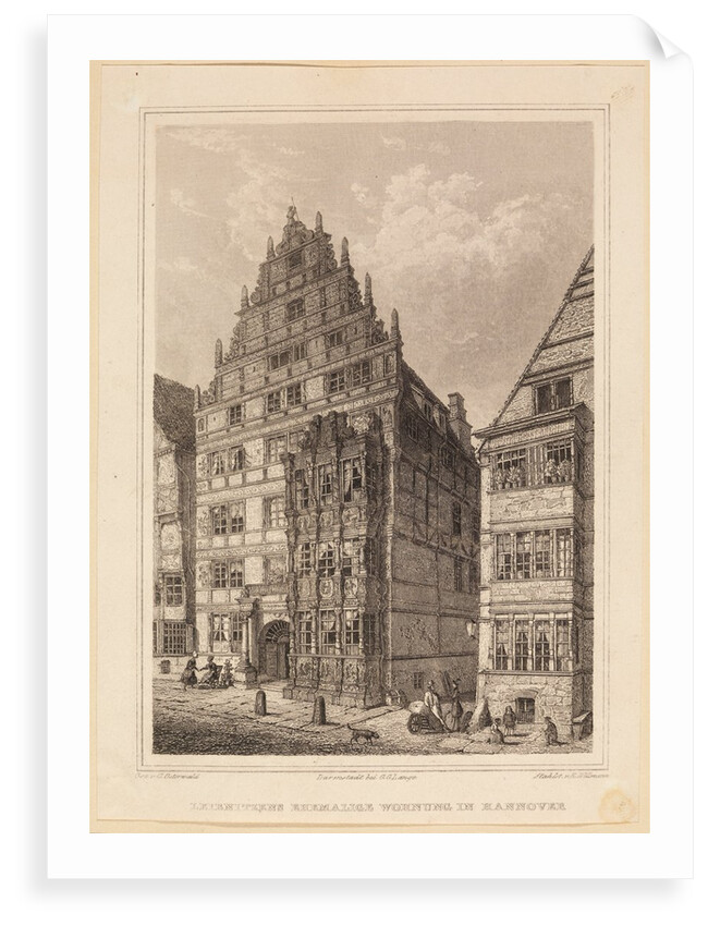 Dwelling of Gottfried Wilhelm Leibniz by Édouard Willmann