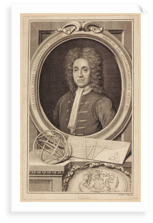 Portrait of Abraham Sharp by George Vertue