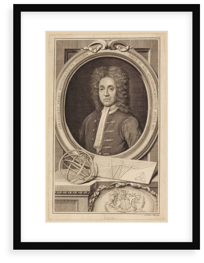 Portrait of Abraham Sharp by George Vertue