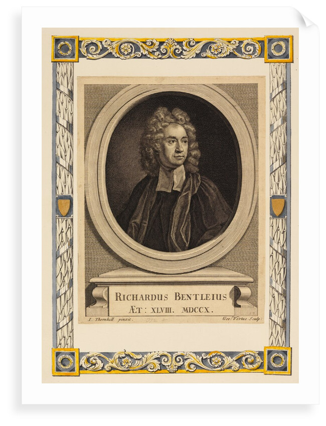 Portrait of Richard Bentley by George Vertue