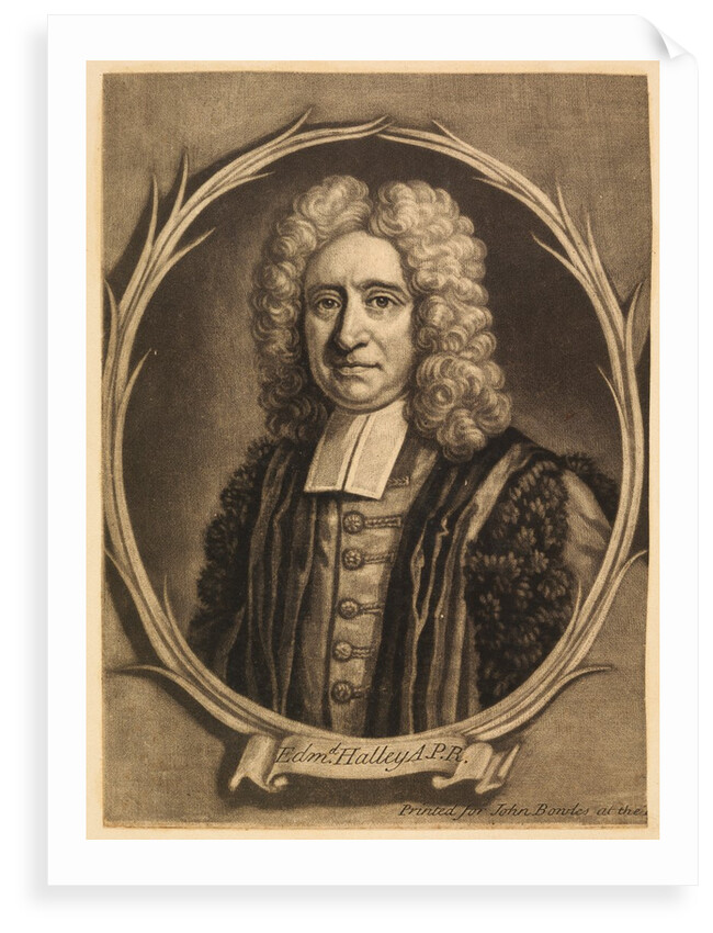 Portrait of Edmond Halley by Francis Kyte
