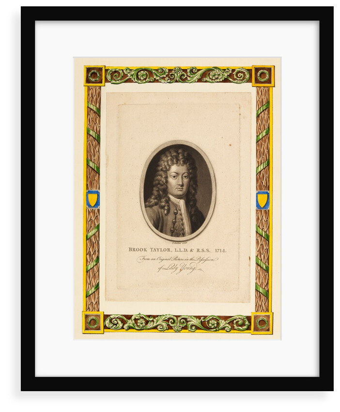 Portrait of Brook Taylor by Richard Earlom