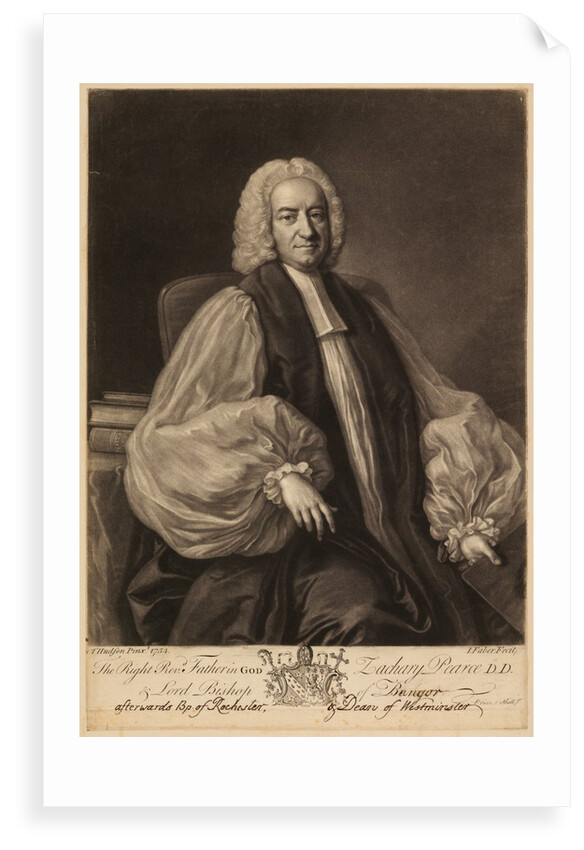 Portrait of Zachary Pearce by John Faber the younger
