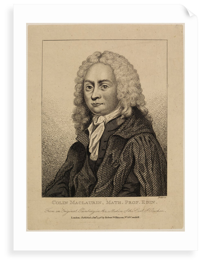 Portrait of Colin Maclaurin by Thomas Trotter