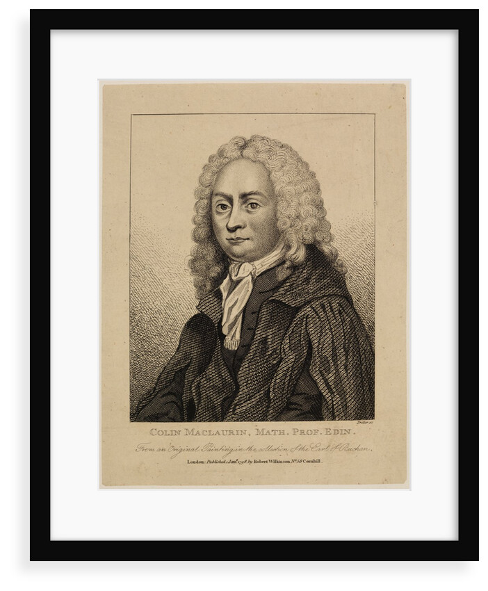 Portrait of Colin Maclaurin by Thomas Trotter