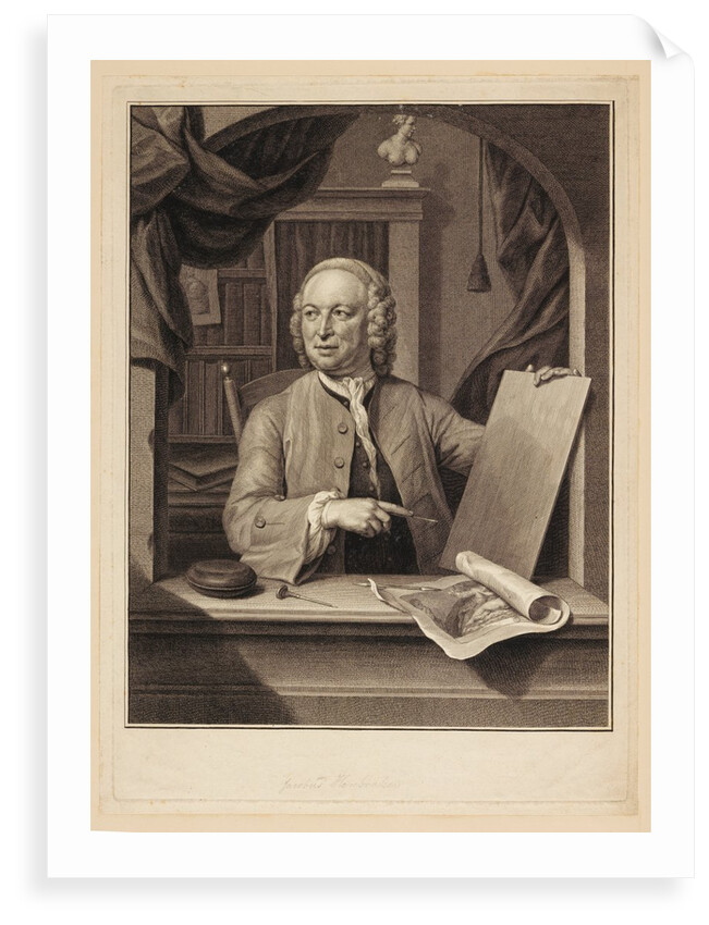 Portrait of Jacobus Houbraken by Unknown