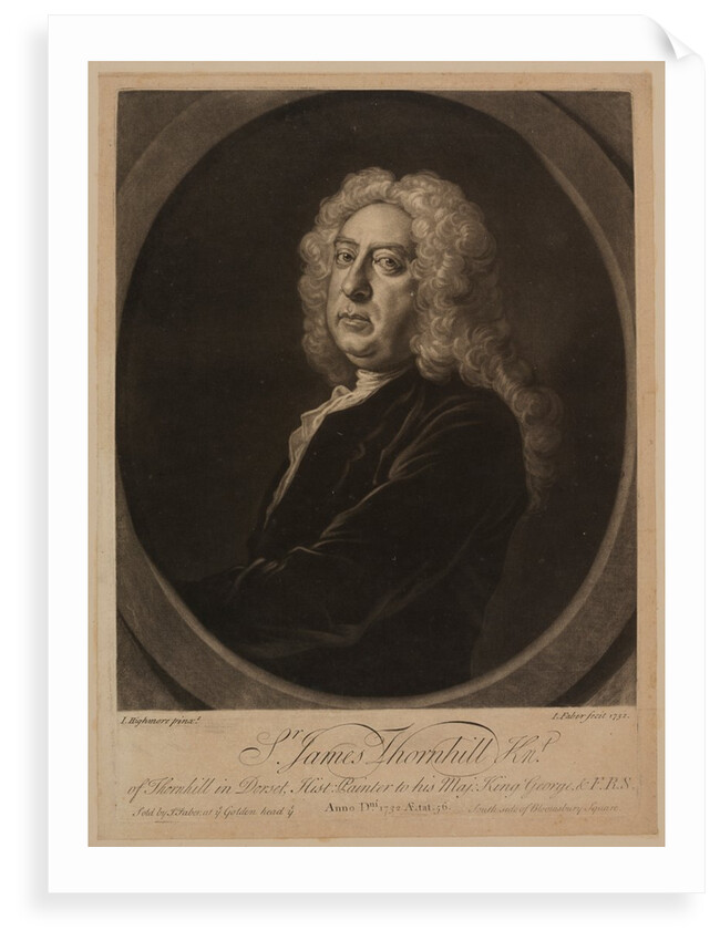 Portrait of James Thornhill by John Faber the younger