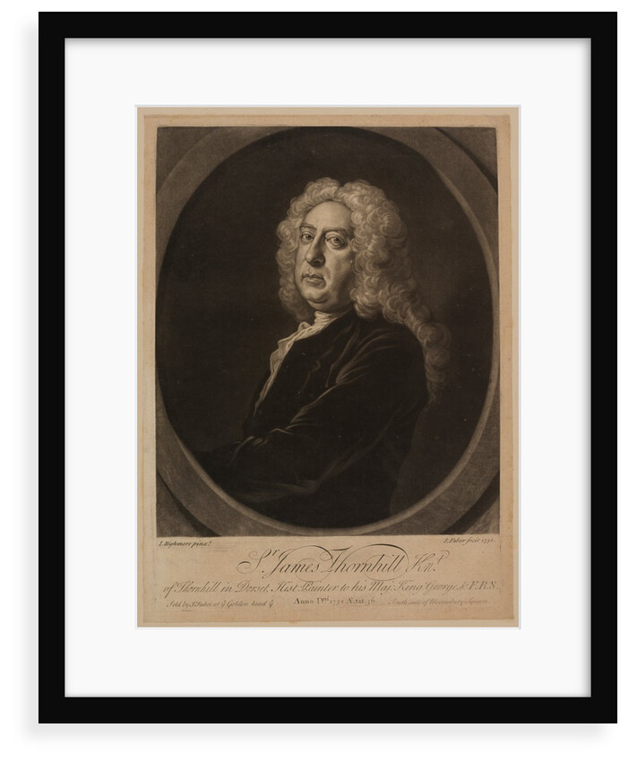 Portrait of James Thornhill by John Faber the younger