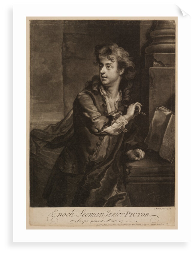 Portrait of Enoch Seeman the younger by Enoch Seeman the younger