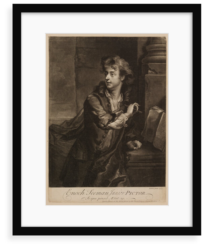 Portrait of Enoch Seeman the younger by Enoch Seeman the younger
